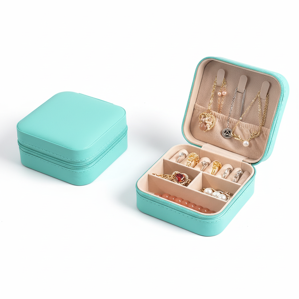 Boîte à Bijoux de Voyage – Compacte et Élégante