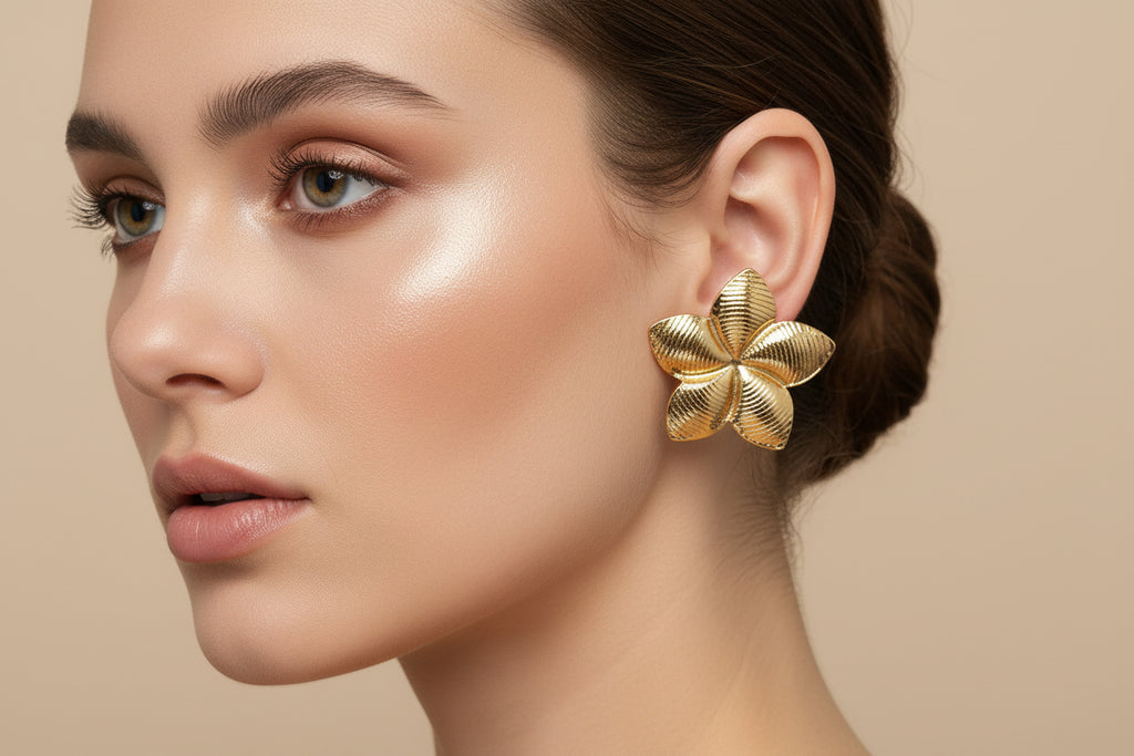 Boucles d'oreilles Rose